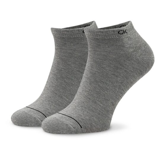 Moške nogavice CALVIN KLEIN - kratke, sive, uni