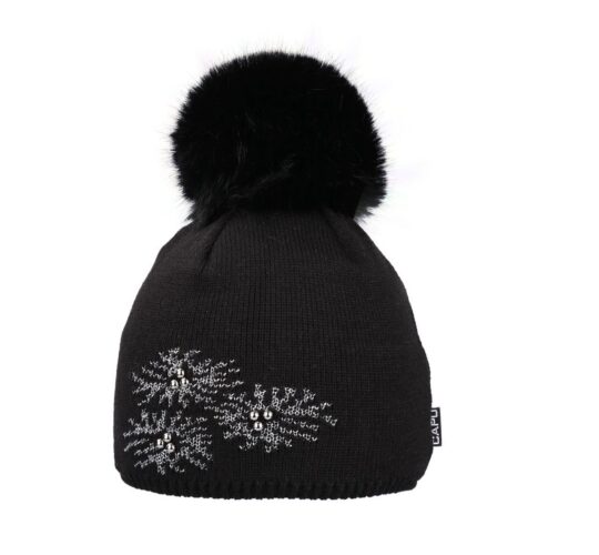 Kapa CAPU - antracit, s cofom, ženska