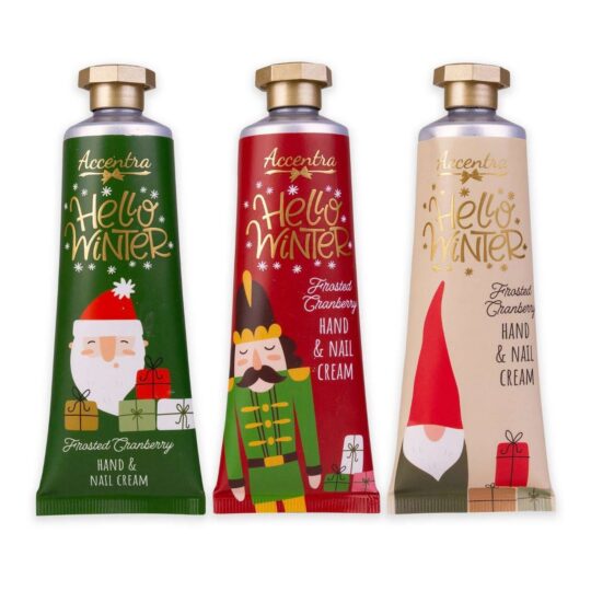 Krema za roke in nohte ACCENTRA Hello Winter - dišeča, hranilna