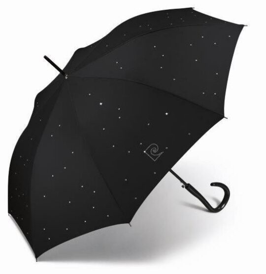 Dežnik PIERRE CARDIN Brillante - črn, dolg