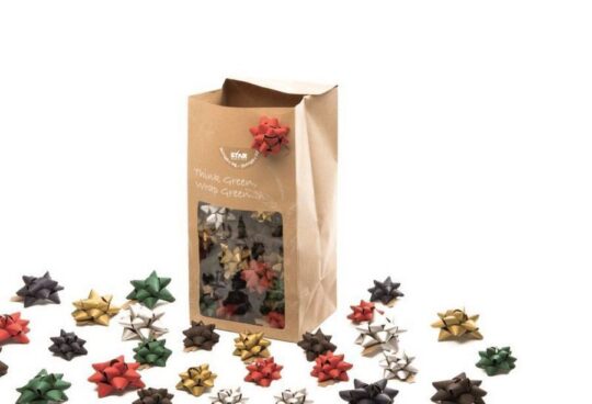 Pentlja darilna Zvezda - srednja, 19 mm