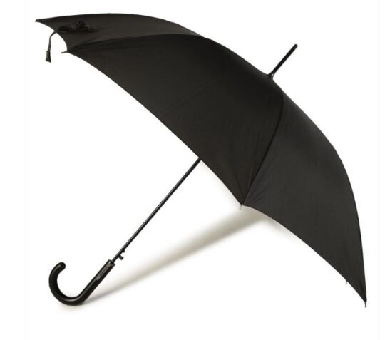 Dežnik Pierre Cardin Long AC - črn, dolg