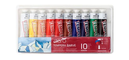 Tempera GVAS G-12 A3 - PVC, 42 ml, AERO