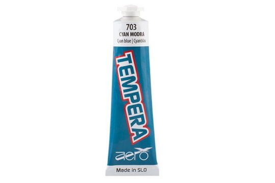 Tempera AERO TE 1/C - cyan modra 703, 42 ml