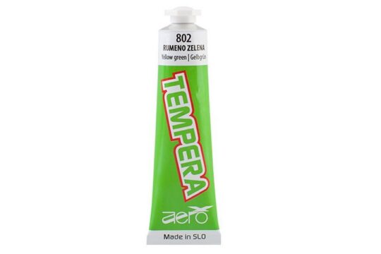 Tempera AERO TE 1/C - rumeno zelena 802, 42 ml
