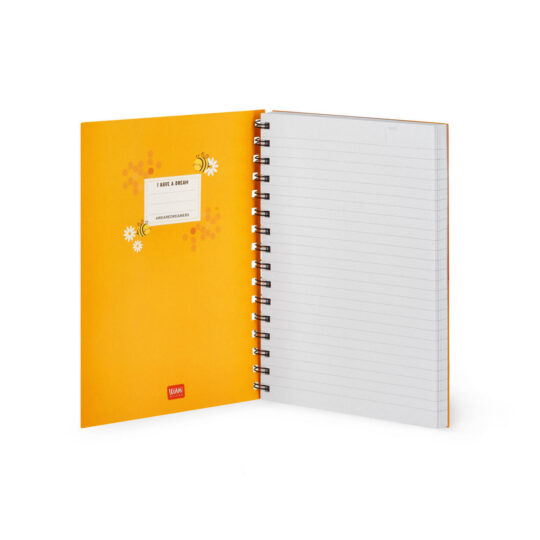 Špiralna beležka LEGAMI - A5, 15 x 21 cm, Bee