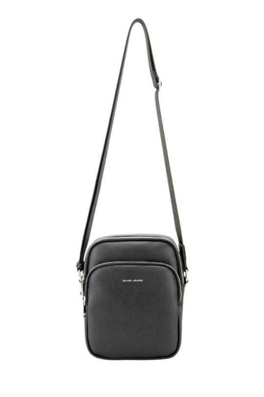 Torbica za čez ramo DAVID JONES - črna, moška