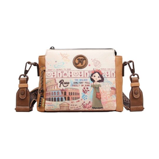 Torbica za čez ramo JANET DENESE A Tour of Rome Mix - ženska