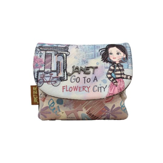 Denarnica JANET DENESE Flowery City