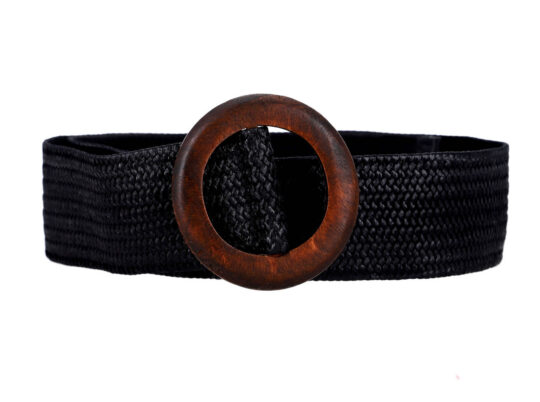 Pas LS COLLECTION - črn, moden, ženski, 105 cm