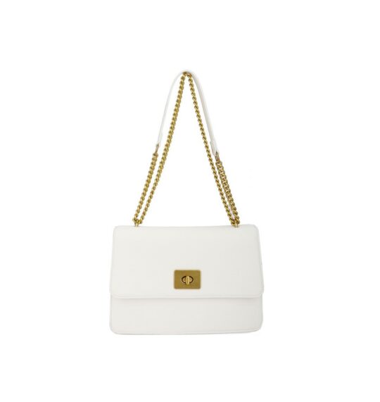 Torbica za čez ramo LS COLLECTION Phil - bela