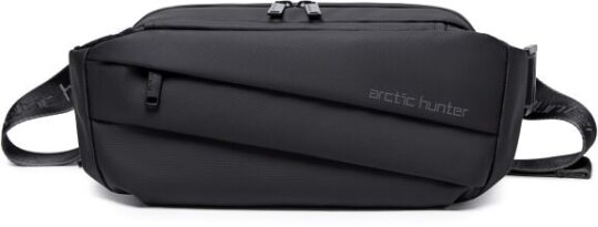 Torbica za okoli pasu ARCTIC HUNTER Cross - črna, 2,8 l