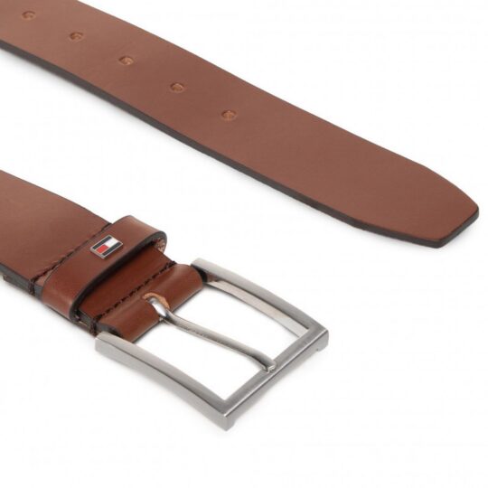 Pas TOMMY HILFIGER Hampton 4.0 - rjav, moški, 110 cm