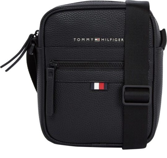 Torbica za čez ramo TOMMY HILFIGER Mini Essential - črna, moška