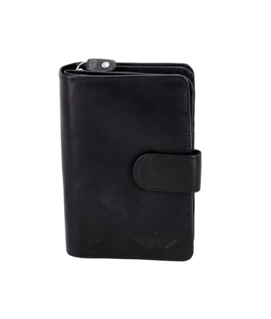 Denarnica CESARE BRINIOLLI - rdeča, usnjena