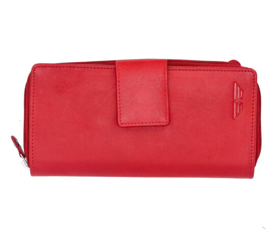 Denarnica CESARE BRINIOLLI Aviator - črna, usnjena