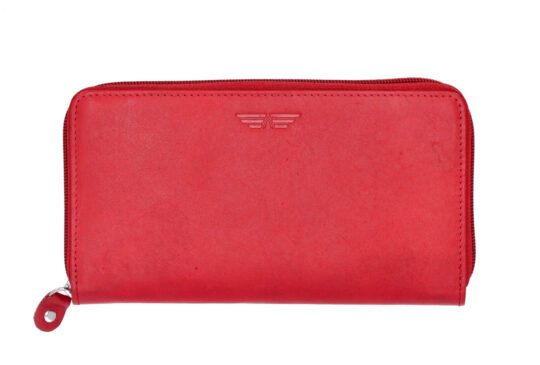 Denarnica AVIATOR - črna, usnjena