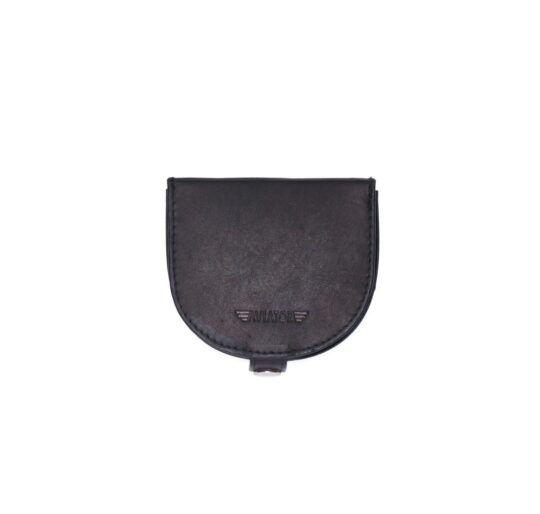 Drobižnica AVIATOR - črna, moška, usnjena