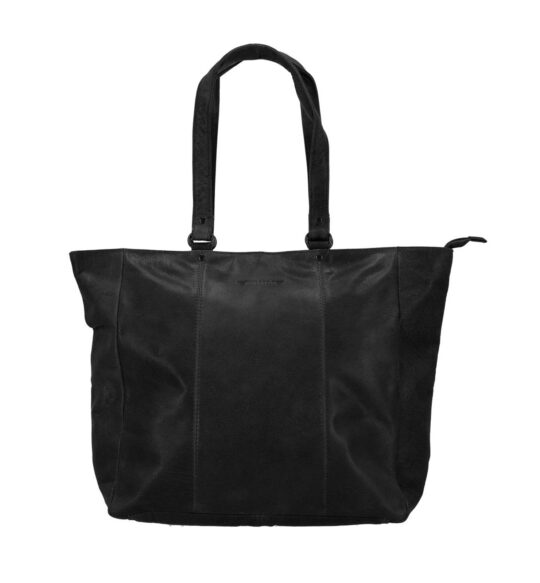 Poslovna torba  AVIATOR - črna, usnjena, moška