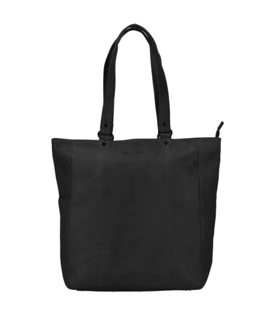 Poslovna torba AVIATOR - usnjena, črna