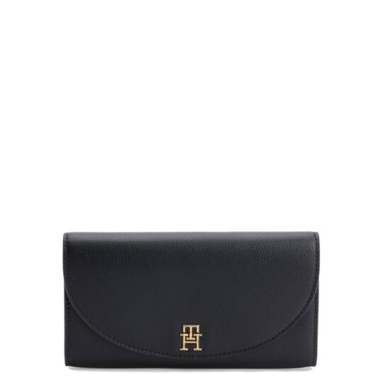 Denarnica TOMMY HILFIGER Life Large - črna