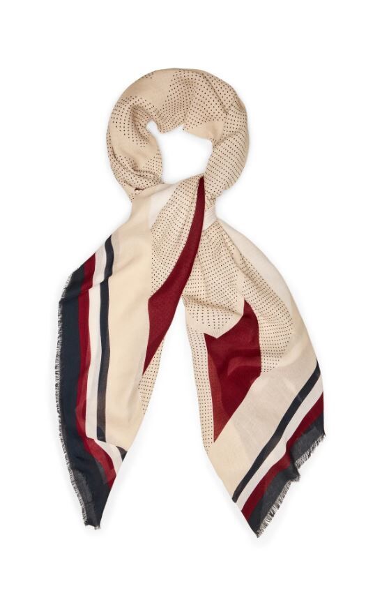 Šal TOMMY HILFIGER Iconic Mix - večbarven