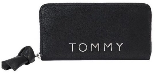 Denarnica TOMMY HILFIGER Bold - črna