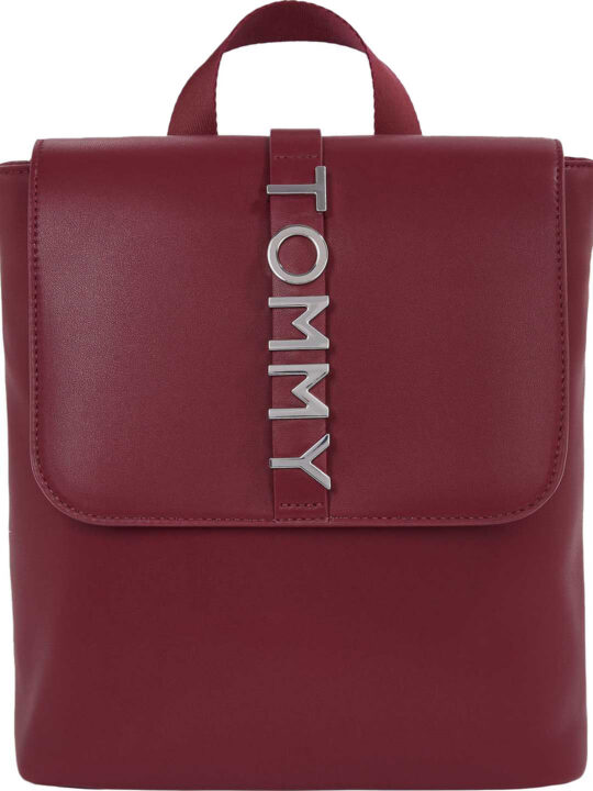 Modni nahrbtnik TOMMY HILFIGER TJW City Bold - rdeč