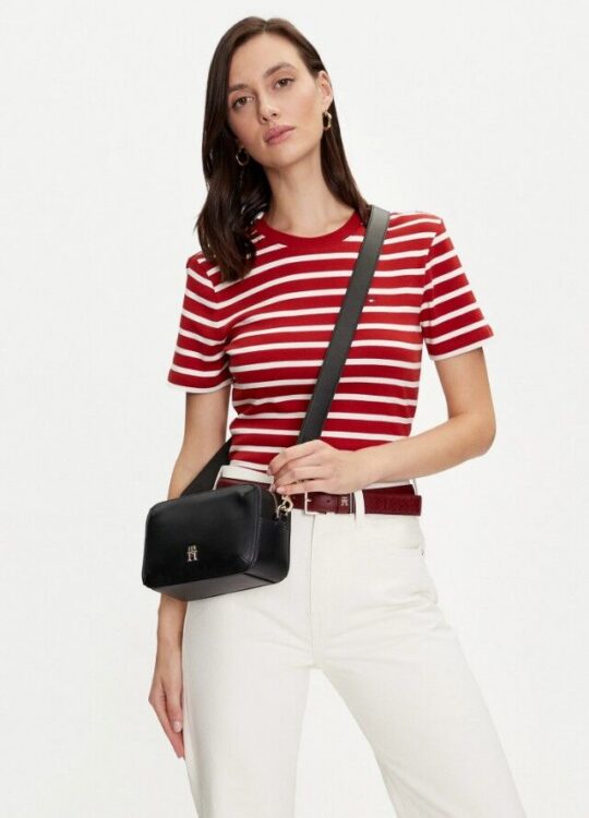 Torbica za čez ramo TOMMY HILFIGER Chic - črna, ženska