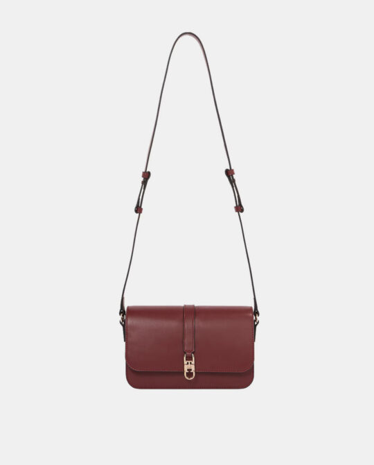 Torbica za čez ramo TOMMY HILFIGER Libre - bordo