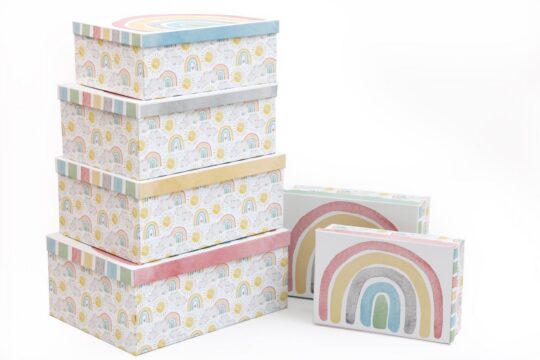 Darilna škatla RAINBOW - velikost XL