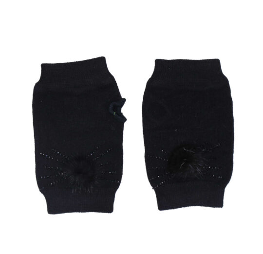 Rokavice LS COLLECTION Grace - črne, brez prstov