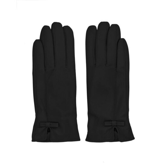 Rokavice LS COLLECTION Diana - črne, v darilni škatli