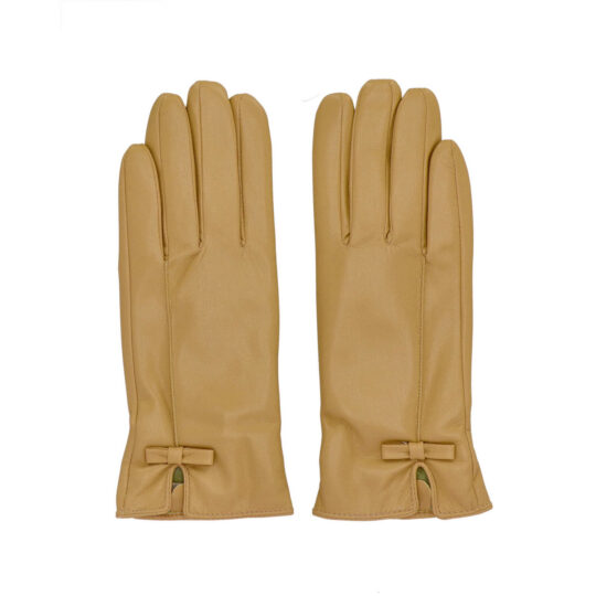 Rokavice LS COLLECTION Diana - bež, v darilni škatli