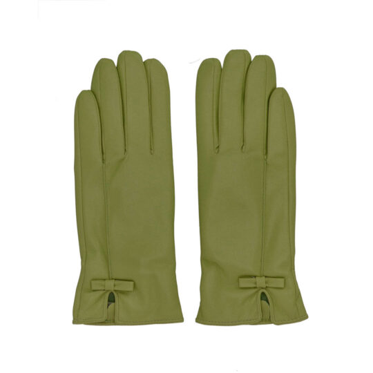 Rokavice LS COLLECTION Diana - zelene, v darilni škatli