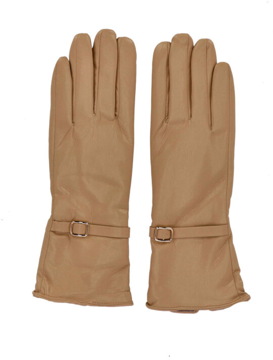 Rokavice LS COLLECTION Diana - bež, v darilni embalaži