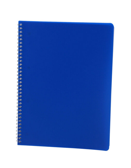 Kolegij blok - A4, špiralni, brezčrtni, 60 listov, PP, 80 g, moder