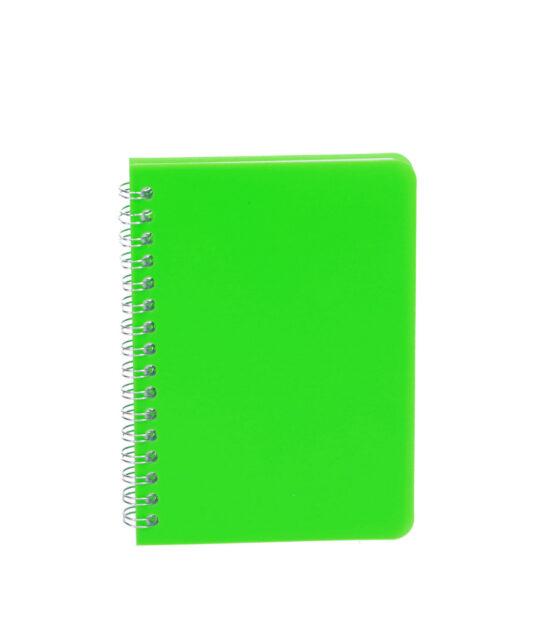 Kolegij blok - A6, špiralni, brezčrtni, 60 listov, PP, 80 g, zelen