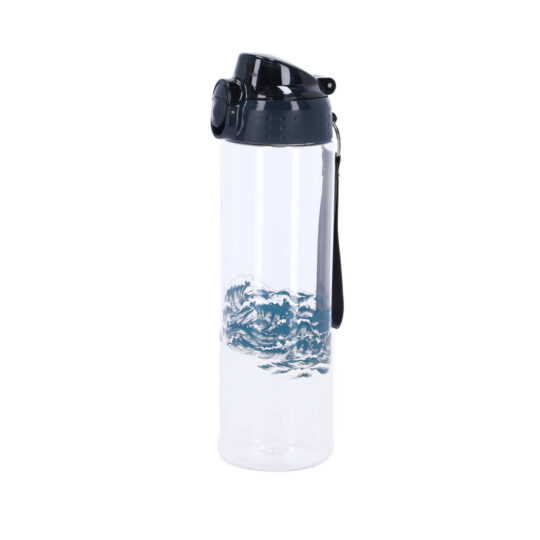 Bidon za vodo BOTTLE AND MORE - valovi BPA free, 700 ml