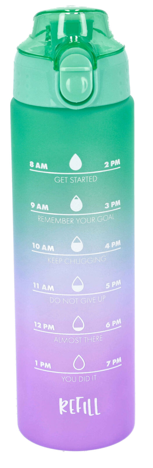 Bidon za vodo BOTTLE AND MORE - refill zelena BPA free, 700 ml