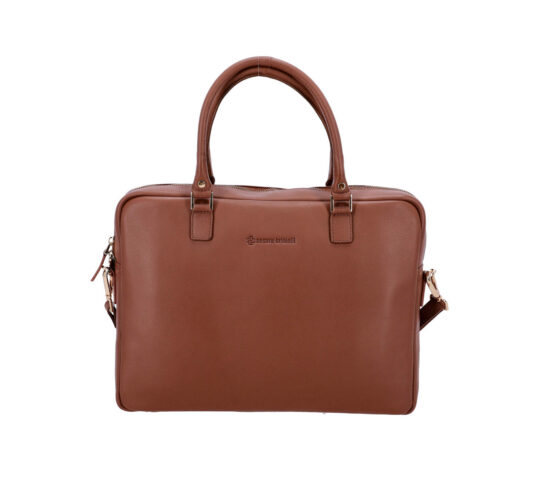 Torba za prenosni računalnik CESARE BRINIOLLI Milano - bež, 15'', floater