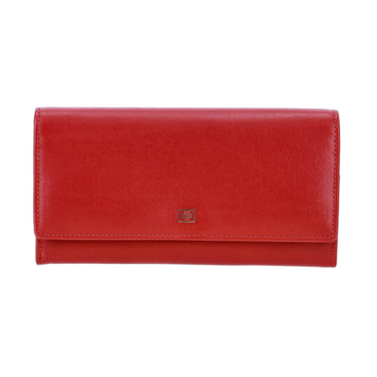 Denarnica CESARE BRINIOLLI - rdeča, usnjena