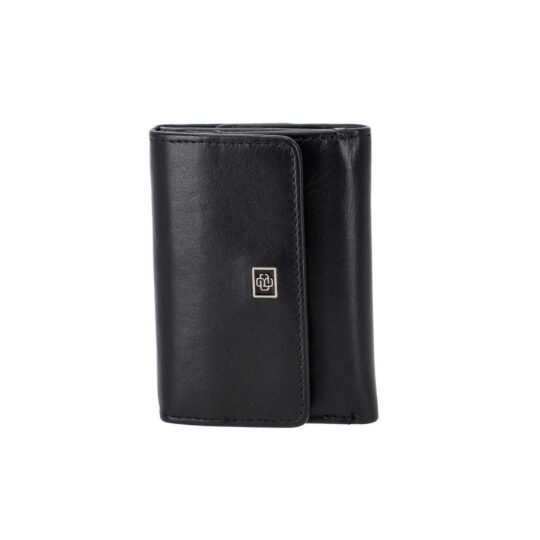 Denarnica CESARE BRINIOLLI Sicilia - črna, usnjena