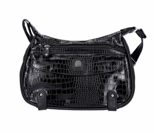 Torbica za čez ramo LS COLLECTION - črna, ženska