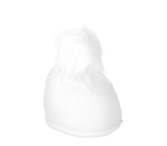 Kapa CAPU - bela, s cofom, ženska