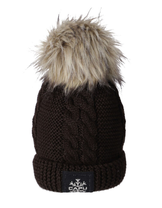 Kapa CAPU - sort, 1 cof, zimska, ženska