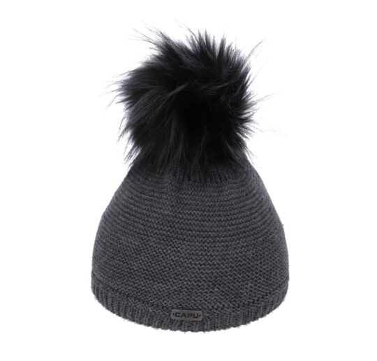 Kapa CAPU - temno siva, ženska