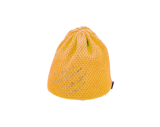 Kapa CAPU - rumena, kristali Swarovski, ženska