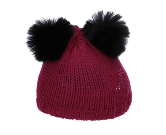 Kapa CAPU - roza, dva cofa, kristali Swarovski, otroška