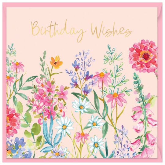 Voščilnica PARTISAN - birthday wishes aurora, 1 kos